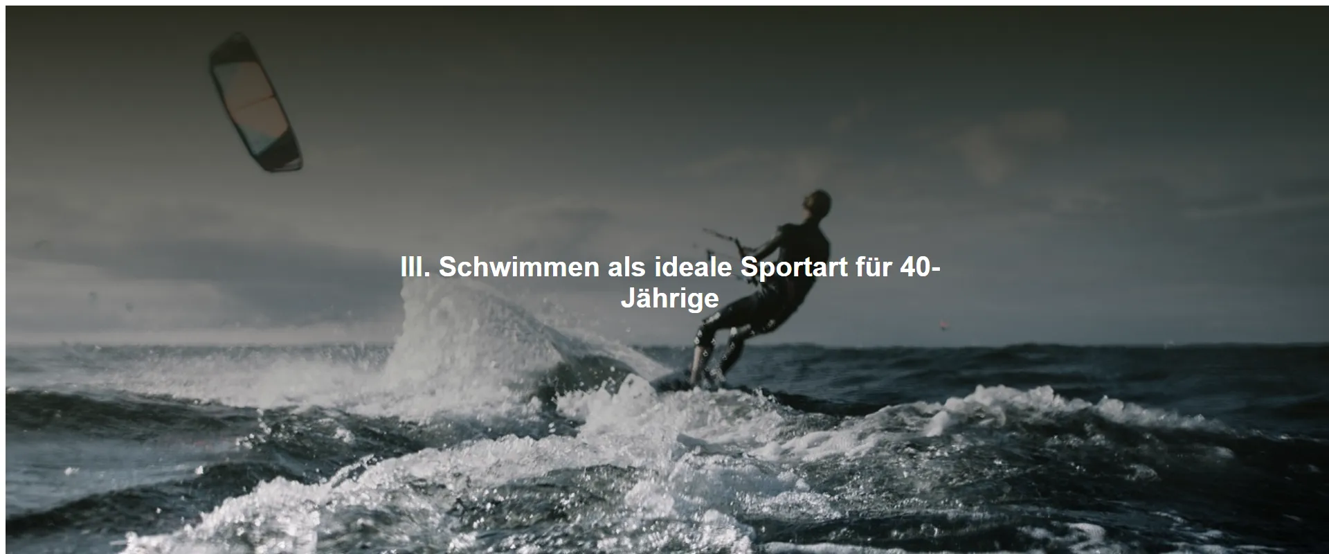 Schwimmen als ideale Sportart für 40-Jährige